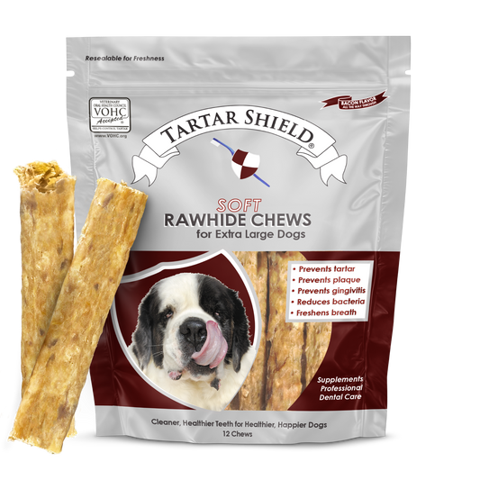 Tartar Shield® Soft Rawhide Chews for Extra Large Dogs (12 ct)