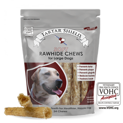 Soft Rawhide Chews for Large Dogs (24 ct)