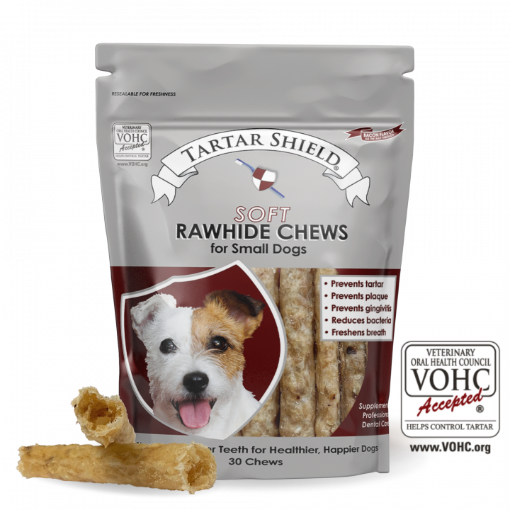 Soft Rawhide Chews for Small Dogs (30 ct)